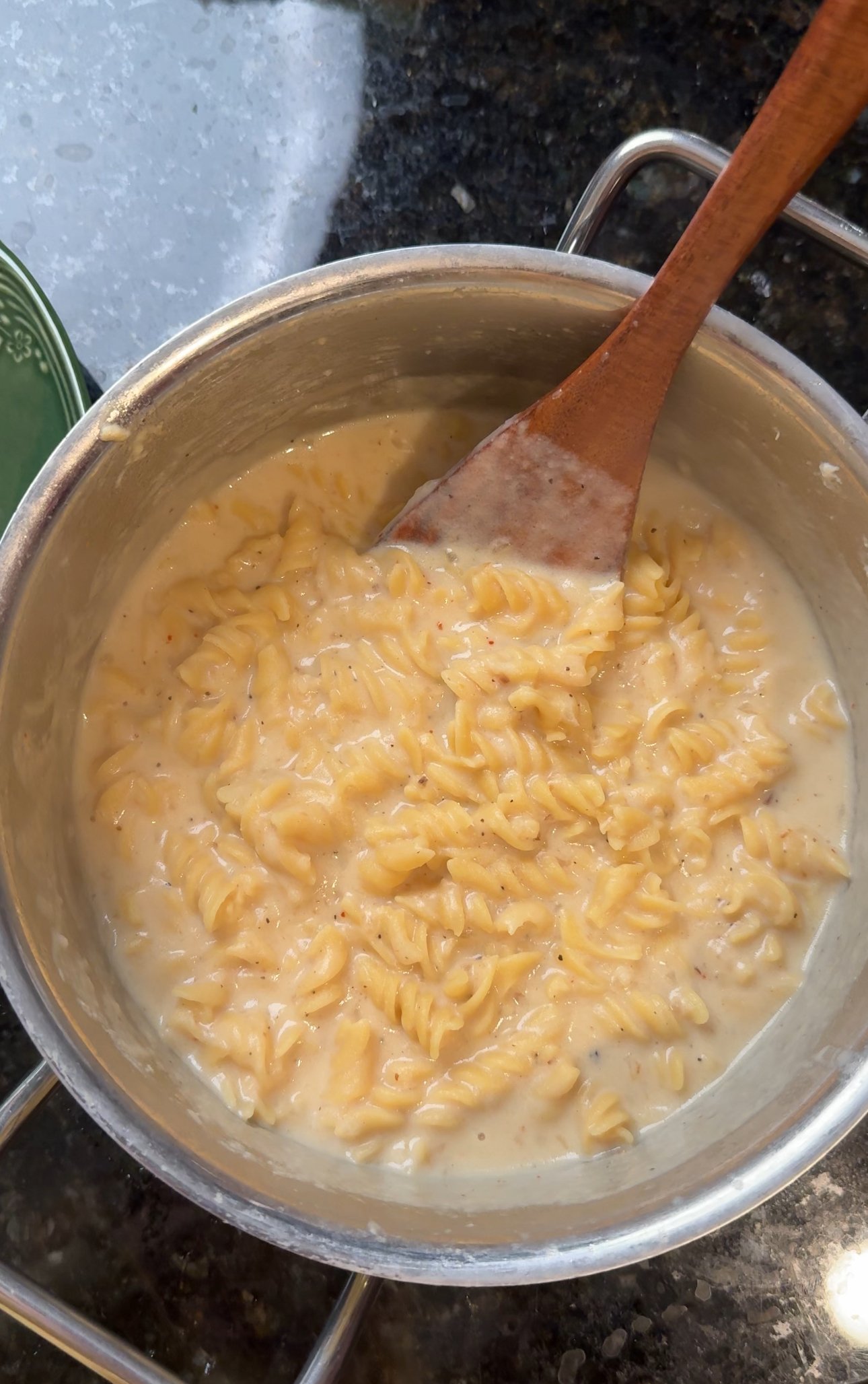 High Protein Spicy & Cheesy Rotini Pasta